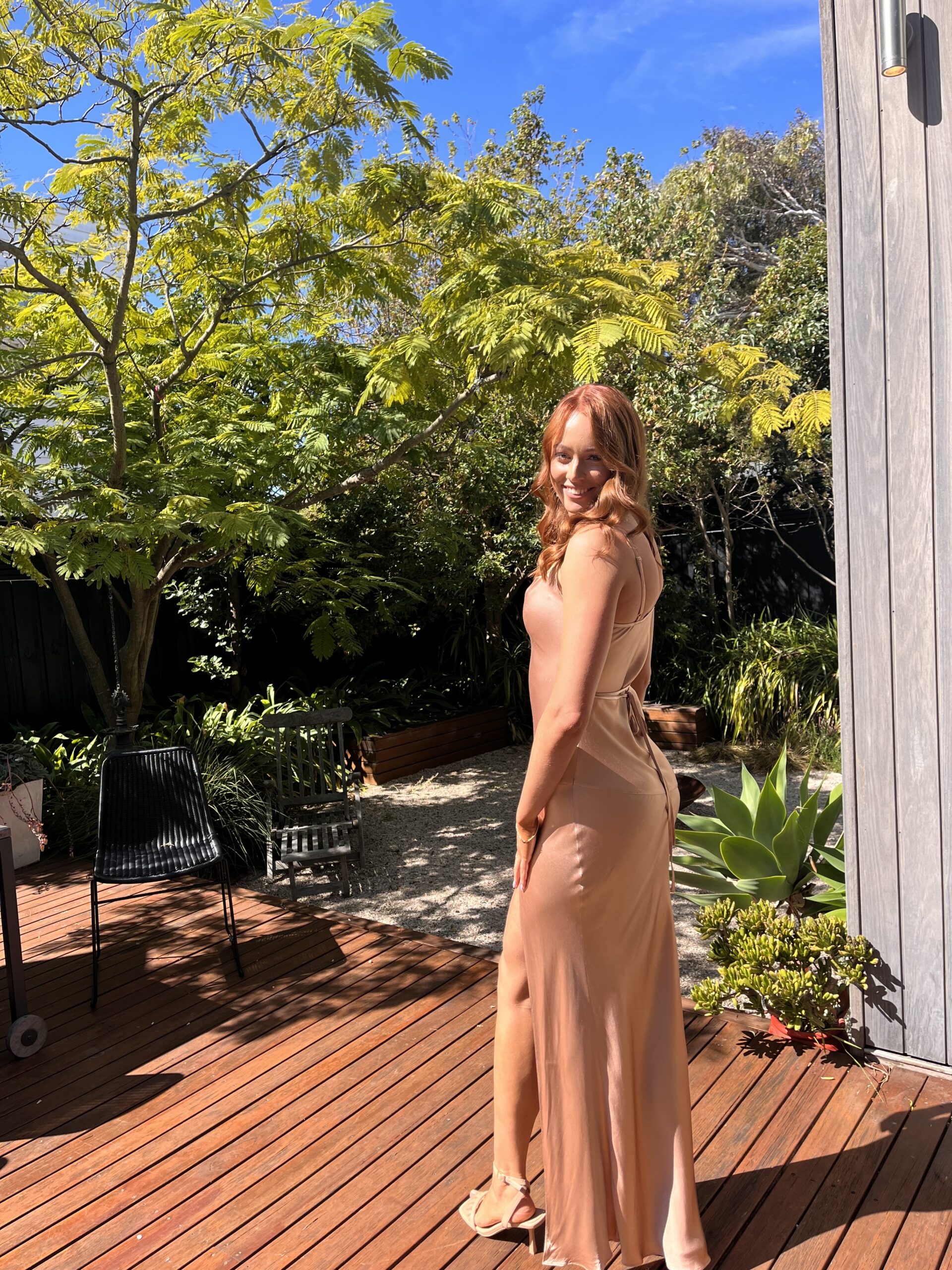 Shona Joy La Lune Bias Cowl Maxi Dress  Rent a Dress