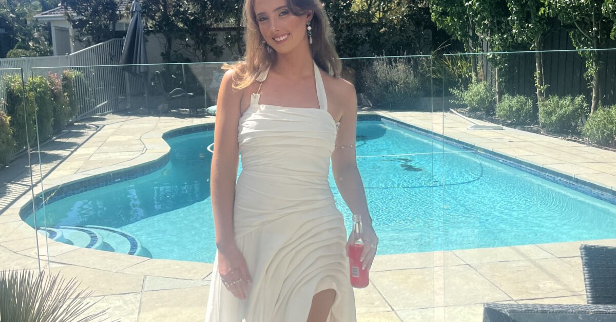 Aje Mika Draped Split Maxi Dress  Rent a Dress