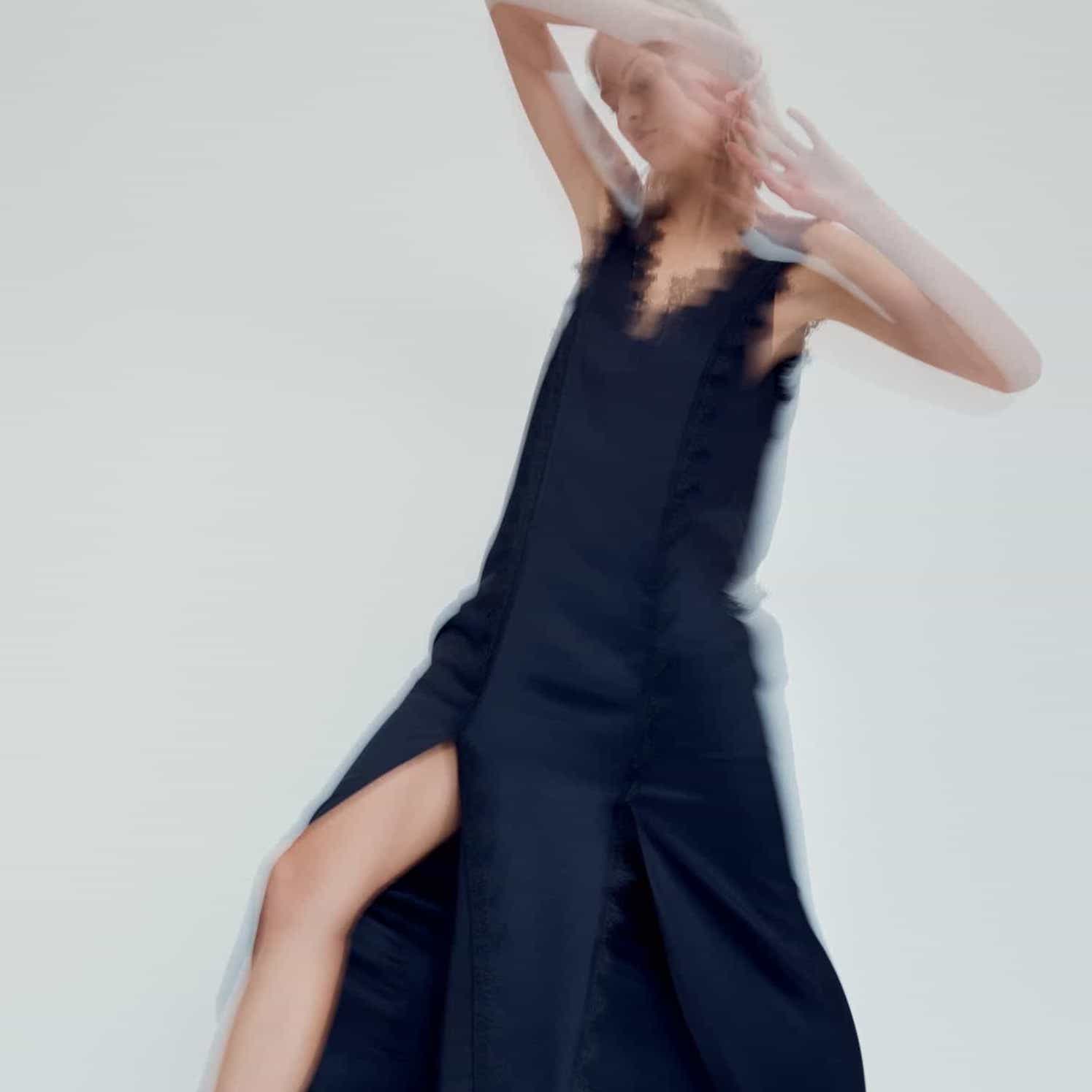 Aje Veil Lace Trimmed Satin Slip Dress Black Size 4 Rent a Dress Aje Veil Lace Trimmed Satin Slip Dress Black Size 4 Rent a Dress