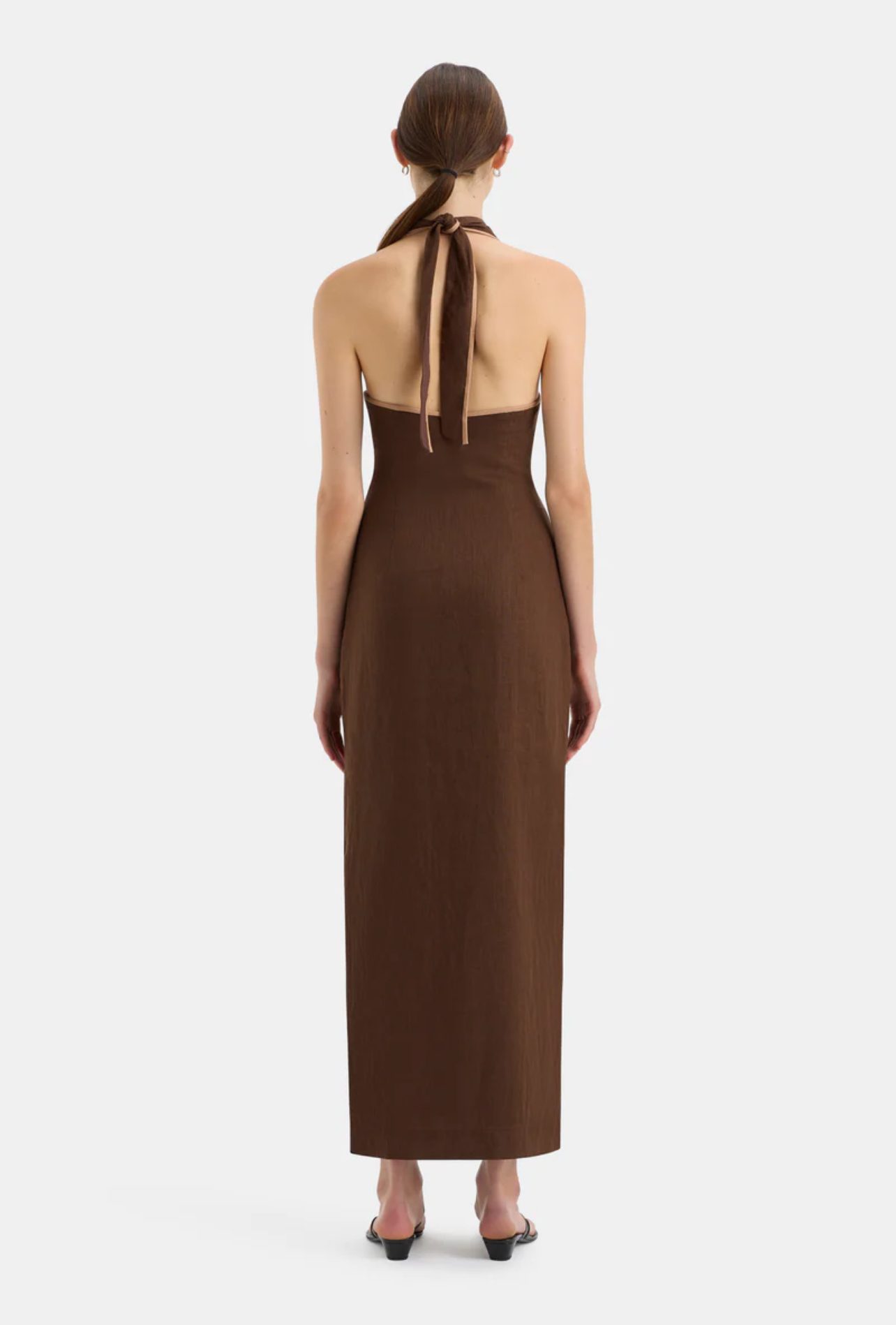 Sir The Label Affogato Halter Midi Dress  Rent a Dress