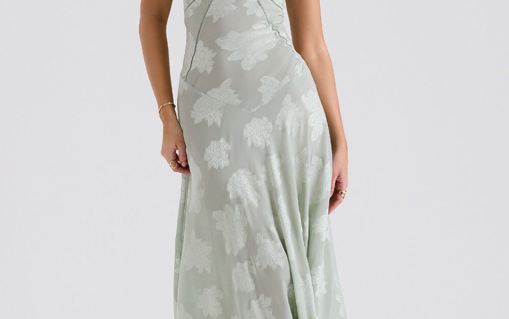 blue lace dress midi Ever-Pretty Plus Size Ruffled V-Neck A-Line Midi Dress for Evening Formal