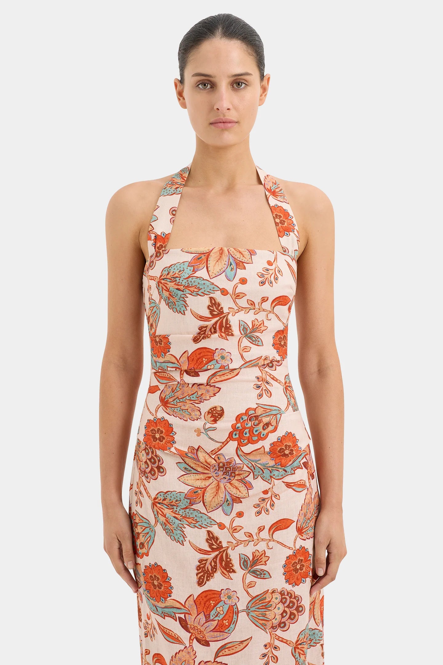Sir The Label Noemi Halter Midi Dress  Rent a Dress