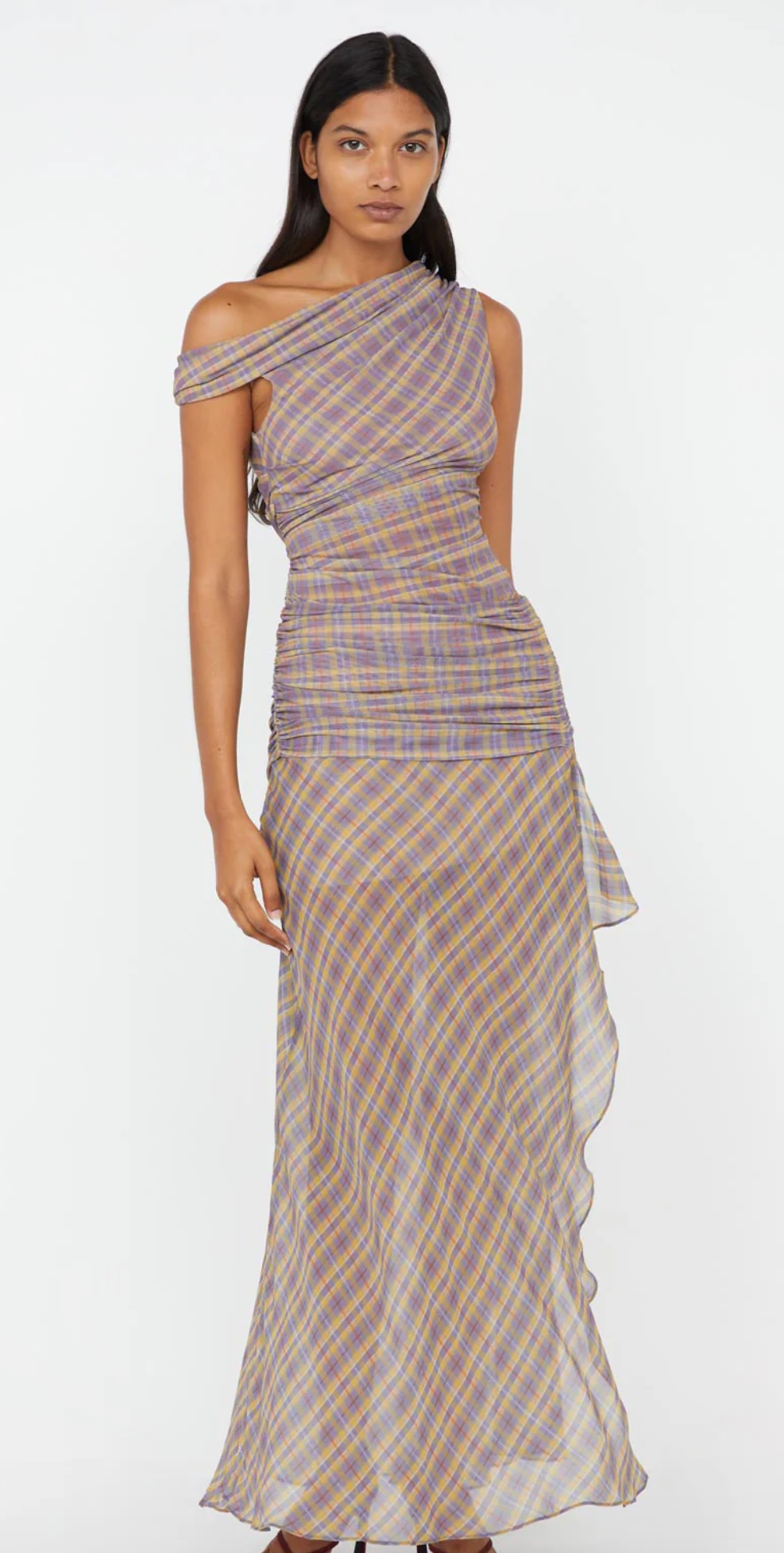 bec bridge aurelia asymmetrical dress Aurelia Maxi Skirt in Cloud Blue main image 1